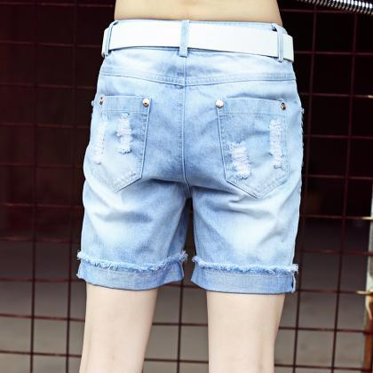 2015 Sexy Jeans Pants Casual Short Knickers Hole..